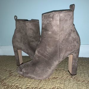 Faux Suede Booties